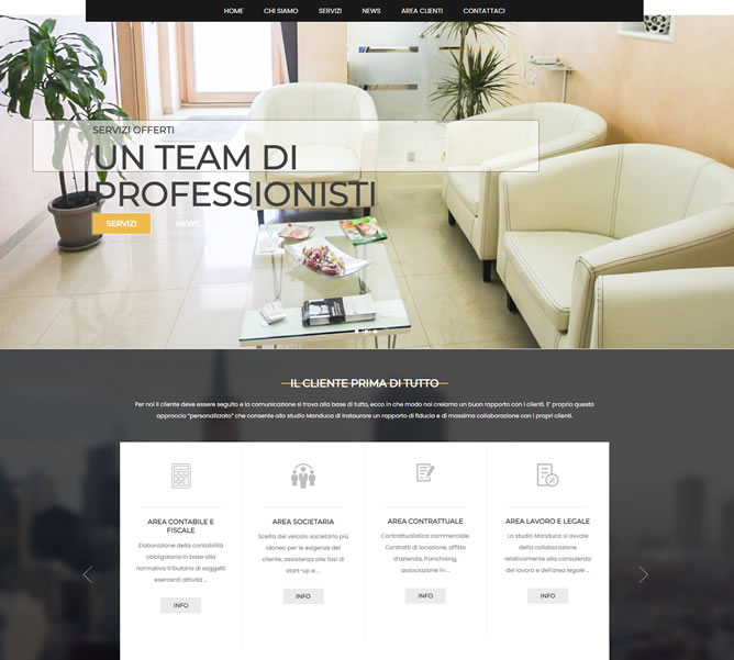 Screenshot di studiomanduca.it